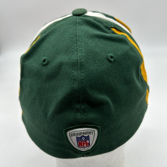 Green Bay Packers Green Gold White Baseball Hat OSFA HT6866 - Picture 3 of 5